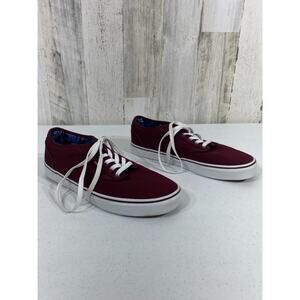 Vans Atwood‎ Womens Canvas Sneakers Port Royale Flowers Burgundy Size 10